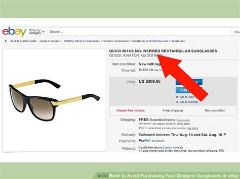 How to Avoid Purchasing Faux Designer Sunglasses at eBay